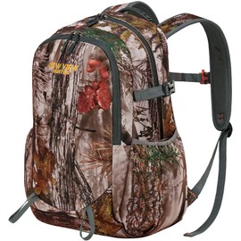 NEW VIEW Hunting Backpack 30L for Kids & Youth, Camo Bag with 11 Pockets, Water Resistant Daypack for Men and Women