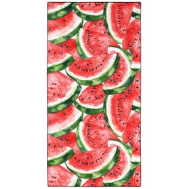 YISUMEI Watermelon Beach Towels for Adults Extra Large 180 x 90 cm, Fruit Pattern Print Microfibre Quick Dry Towel for Travel Swimming Camping Sports