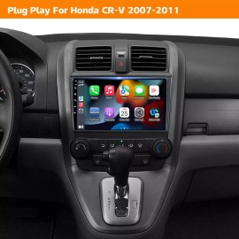 Fortdows For Honda CRV 2007-2011 Carplay Android 12 Car Stereo Radio GPS Navi RDS +Camera