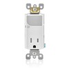 Leviton 15-Amp 125V AC Combination Decora Tamper Resistant Receptacle with