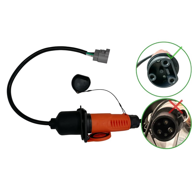 JOEEGO Y-30 Golf Cart Charger Receptacle, AC 110-220V, Compatible with