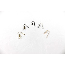 Flame Painted Copper Earrings - Green Tones