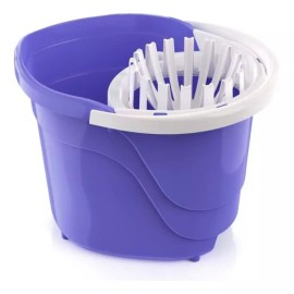 Cubeta 2 Cubeta Con Exprimidor 360 Con Asa, Uso Rudo, Colores 14 L