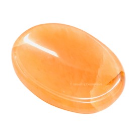 Amazing Gemstone Red Aventurine Crystal Worry Stones for Anxiety - Thumb Worry Stone for Stress Meditation, Anxiety Relief Items Healing Stones and Crystals