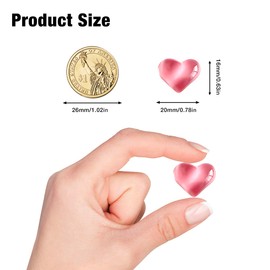 15pcs Heart-Shaped Cute Refrigerator Magnets, Adorable Fridge Magnets for Home, Kitchen, Office, Whiteboard, and Gifts, Decorative Love for Refrigerator, Locker（Pink）