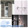 uxcell 4Pcs 2.5" Cabin Hook Eye Latch, 304 Stainless Steel