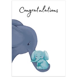 Congratulations Baby Shower Card | Pregnancy Expecting | New Baby Card | For New Mom Mother To Be Parents | Welcome Newborn Boy Or Girl Cards | On The Birth Of Your New Born BYANIKA