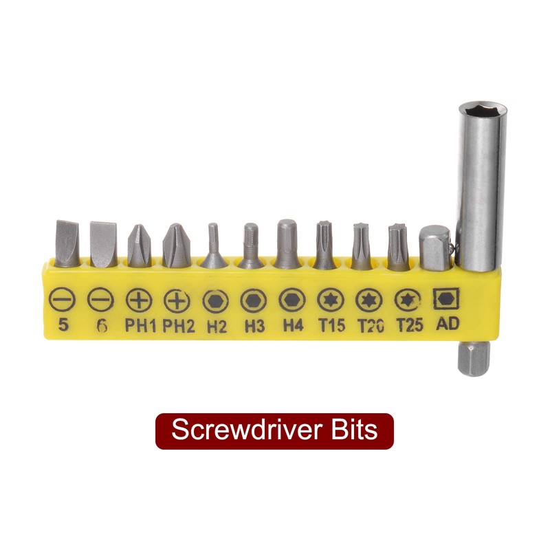 sourcing map Flexible Drill Bit Extension Kits, 13pcs Screwdriver Bit