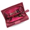 Ladies RFID Safe Designer Leather Purse Card Women Wallet Zip