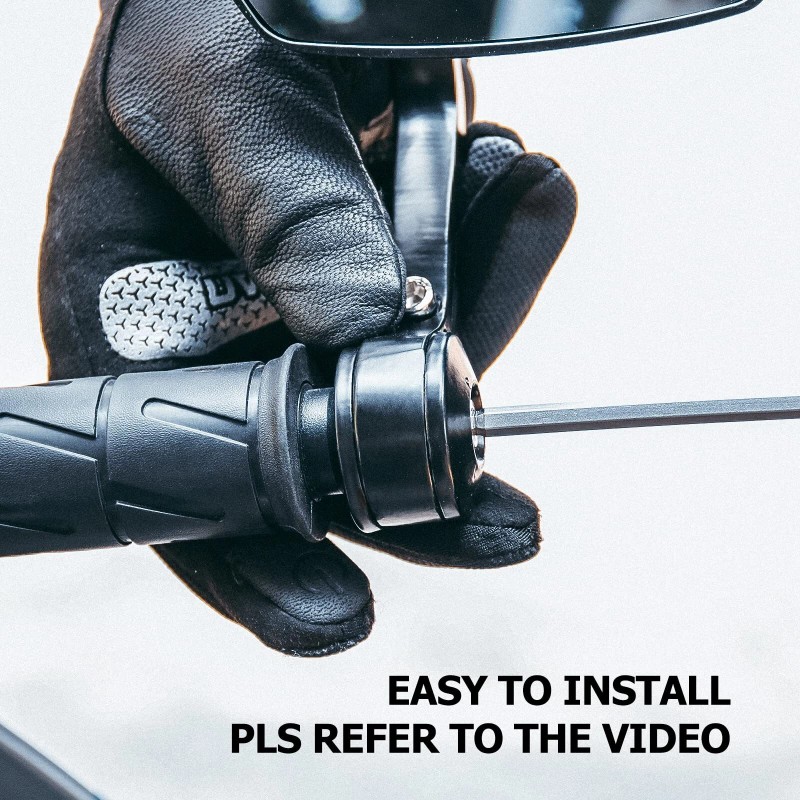 GOODFITMENT Motorcycle Folding 7/8" Bar End Side Mirrors For Harley