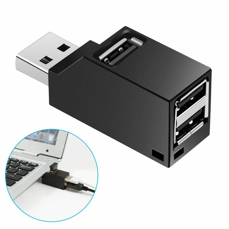Unbranded 3 Port USB Hub USB 2.0 High Speed Hub~Splitter
