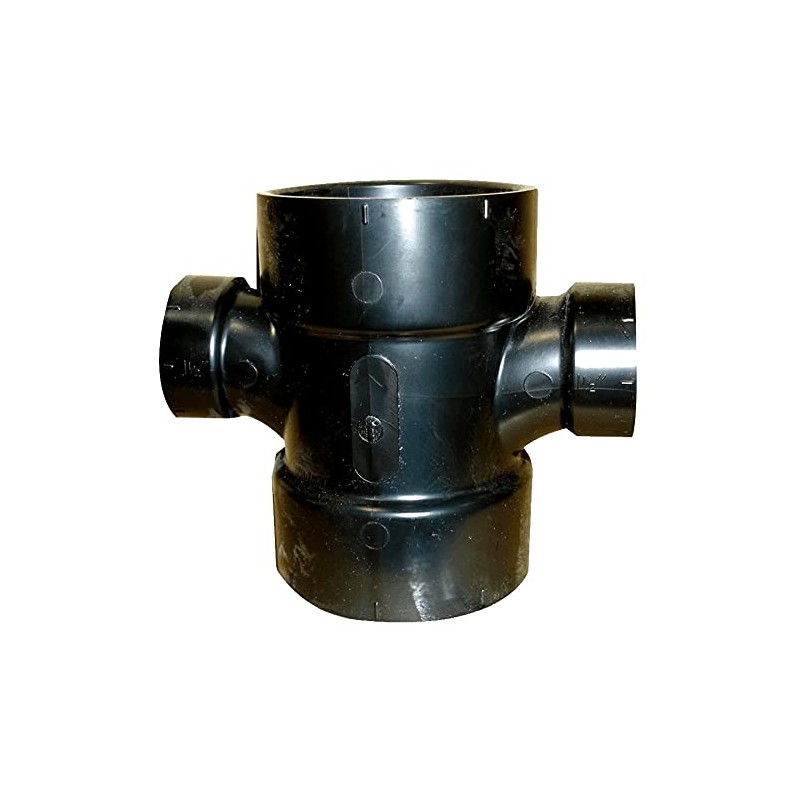 1-1/2" Hub x Hub x Hub x Hub ABS Double