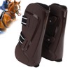 Horse Leg Guard PU Shell Elastic Breathable Protective Horse Boots