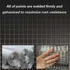 Hardware Cloth 8'' x 20' 1/4 in Galvanized Wire Mesh