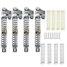 Powerhobby 1/24 Axial SCX24 Aluminum 58mm Long Travel Shocks (Grey)