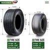 WANDA Set 4 Zero-Turn Lawn Mower Turf Tires 11x4-5 Front