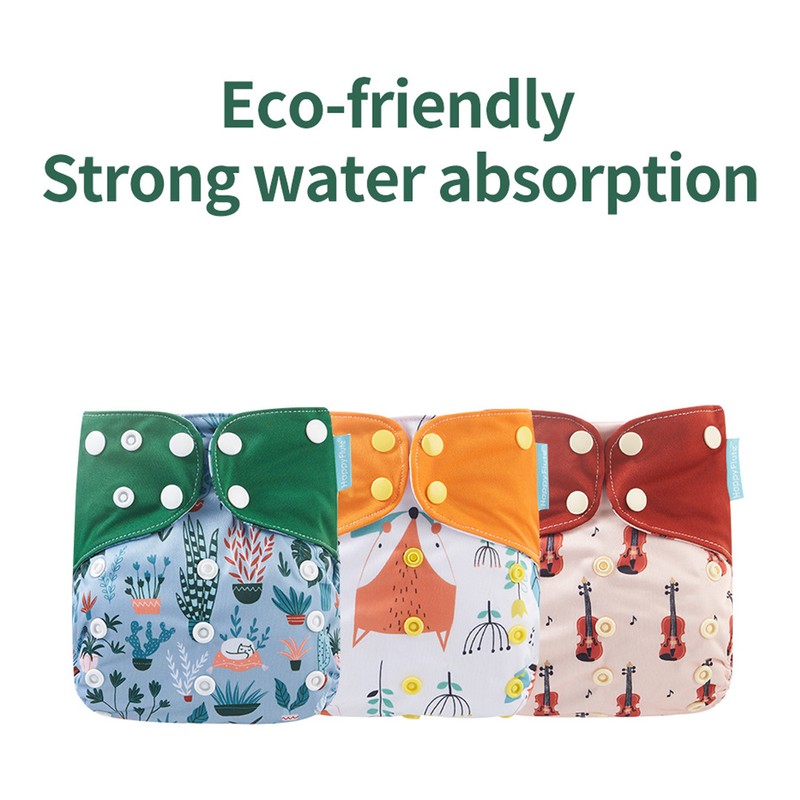Baby Cloth Diaper One Size Adjustable Washable Reusable Breathable Prevent