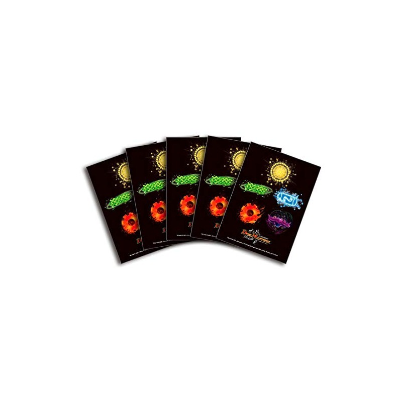 Duel Masters Standard Card Sleeve, 5 Large Civilization Version