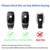 LCXJMWKL for Mercedes Key Fob Cover,Compatible with 2019-2021 A-Class C-Class