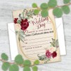 Spring & Summer Wedding Invitations with Envelopes - Burgundy Wedding