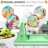 Vollum Japanese Turning Vegetable Spiralizer, Veggie Spiralizer For Fresh Zucchini,
