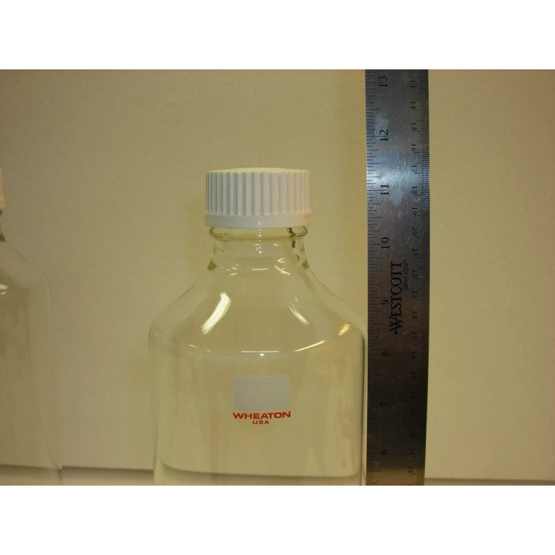 WHEATON Unusual, Beautifully Clear Bottle, pour your wine with a