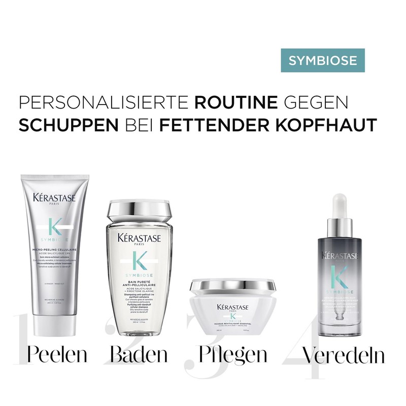 Kérastase Symbiosis, Exfoliating Anti-Dandruff Hair Care, Exfoliating for Sensitive and