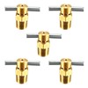 1/4'' NPT Messing Wasserablassventil für Luftkompressor Tank Ersatzteil, 5 Stück