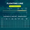 SF Fly Fishing Floating Line with Welded Loop Weight Forward
