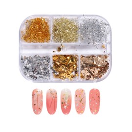 nail gold foil silver foil gel nail parts gold foil shredded foil foil foil art nail nuggets silver nail art gold foil silver foil powder nail resin parts DIY paint