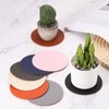 Sourcing Map 10pcs Cork Coasters, 4 Inch Round Beige