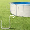 POOL HELPER Adjustable Solar Cover Holder for Steel-Wall Above Ground