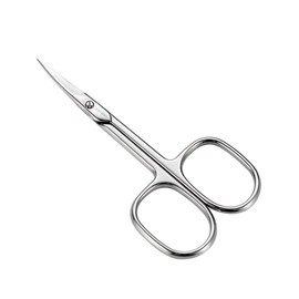 JARVISTAR Professional Nail Scissors, Cuticle Scissors with Sharp Curved Edge, Stainless Steel Cuticle Scissors, Manicure, Pedicure, Toenails, Fingernail Scissors and Case for Nails, Cuticles,