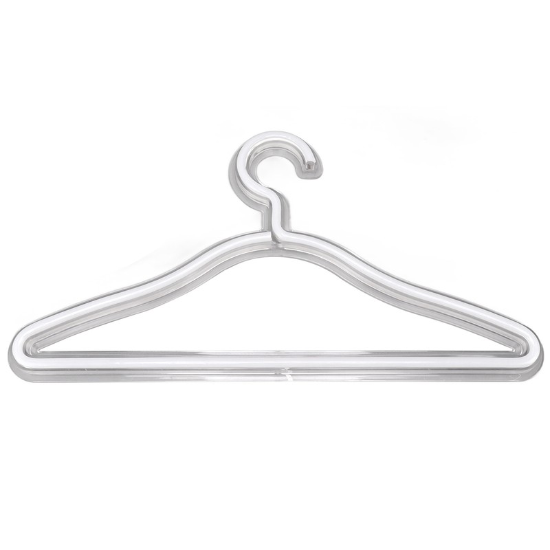 Coat Hanger LED Neon Sign Decorative Wall Hanging Sign for