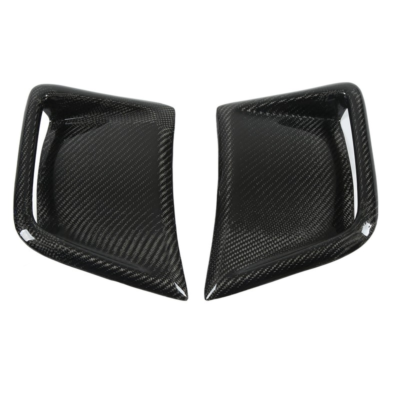 Carbon Fiber Front Bumper Side Vent Cover Replacement for STI