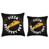 Pizza Delivery Guy Funny Fast Food Lover Gift Throw Pillow