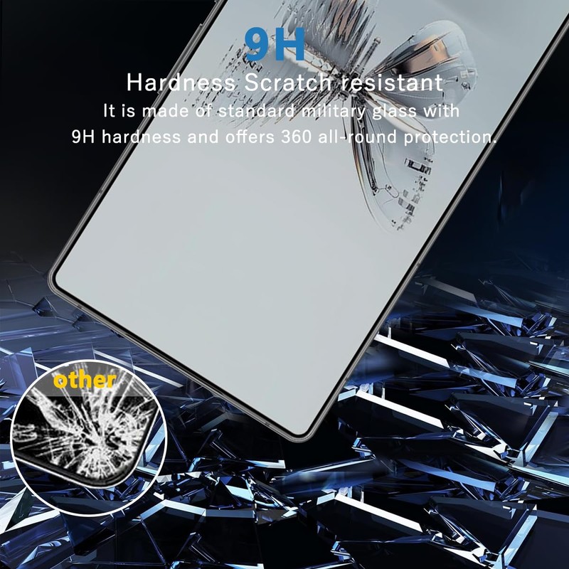 Cmiuubrer 2 Pack Privacy Tempered Glass for Nubia Red Magic