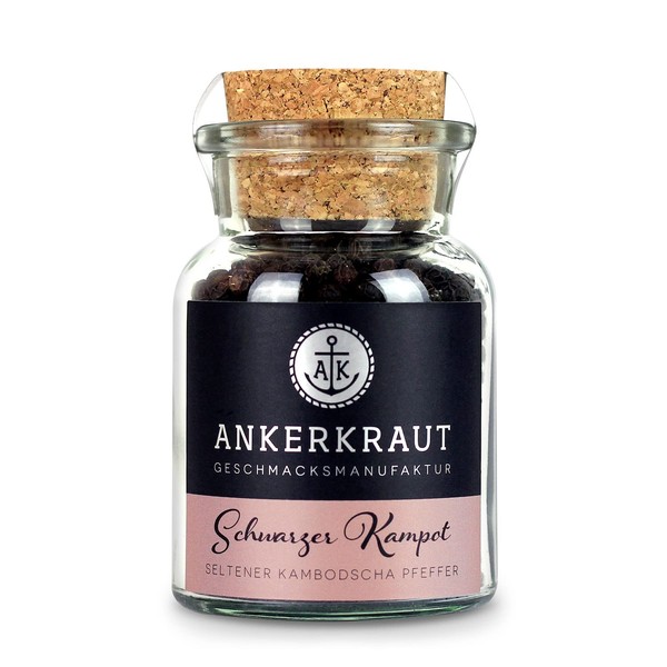 Ankerkraut Black Kampot Pepper, Fruity and Sharp, Whole Grains, from