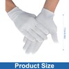 HSIXHAF 6 Pairs White Kids Gloves White Cotton Gloves Girls