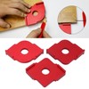 3PCS Radius Jig Router Template Handheld Aluminum Alloy Rust Proof