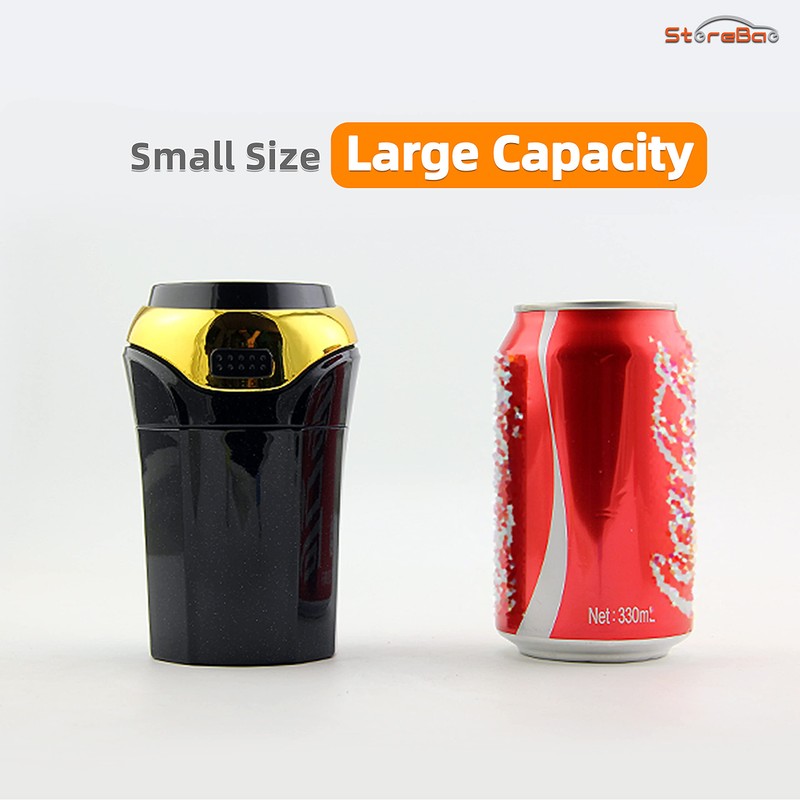 StoreBao Car Ashtray with Lighter and Blue Light LED and