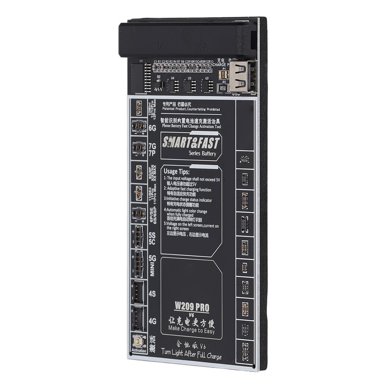 Battery Quick Charging Activation Board Functional LED Display Smart Identification