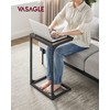 VASAGLE C-Shaped End Table, Side Table for Sofa, Couch Table