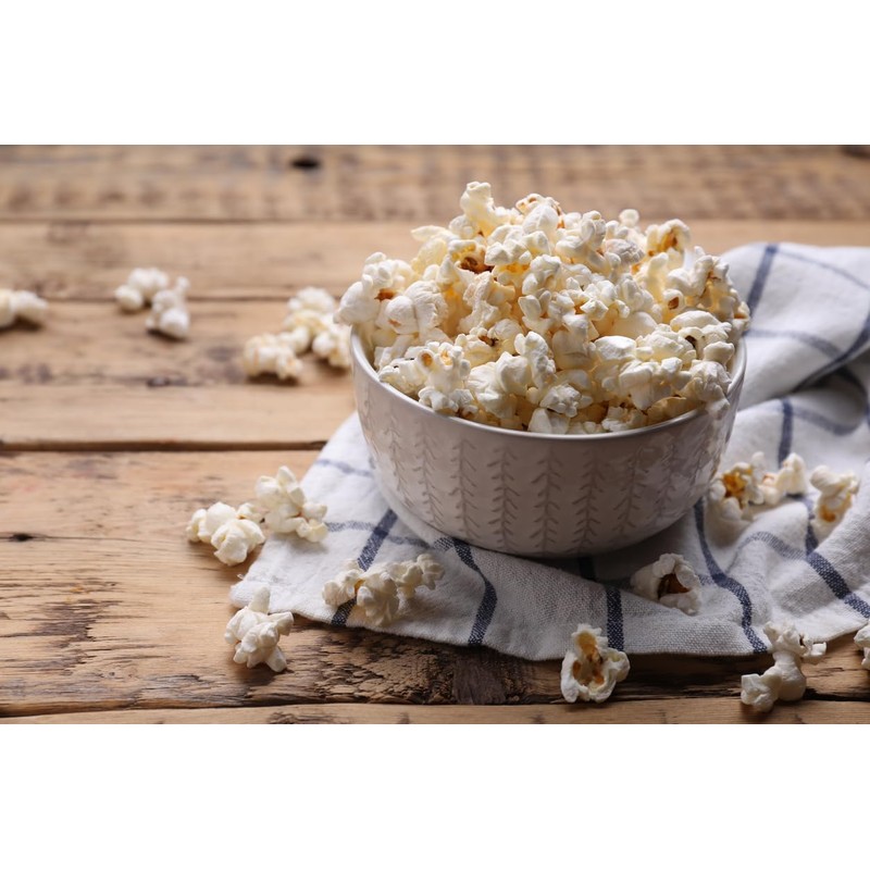Organic White Popcorn Kernels 6 lb Bag | Non-GMO &
