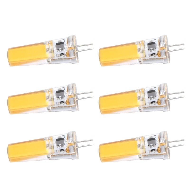 6 Pieces G4 LED Bulbs 9W Dimmable COB Lamp 500LM