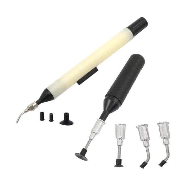 Jiayouy Black Vacuum Sucking Pen Tool With 3 Suction Heads