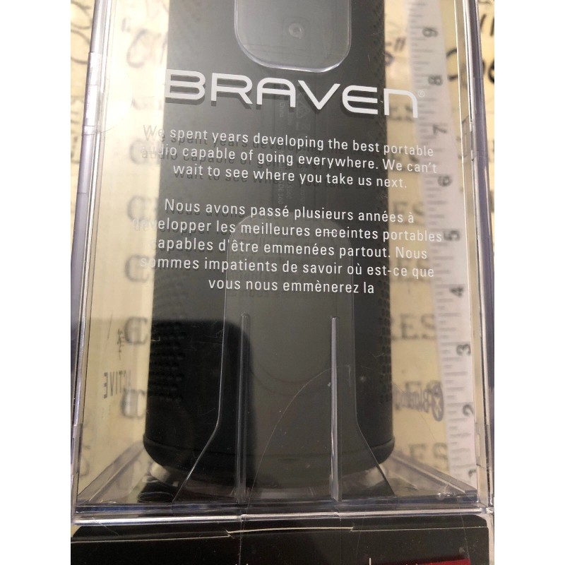 Braven Stryde Waterproof Portable Bluetooth Wireless Speaker W/ 360° Hd