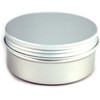Aluminum Screw Top Tin with Cover, 3.25"