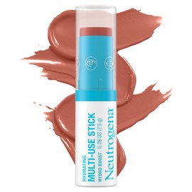 Neutrogena Neutrogena Hydro Boost Hydrating Multi-Use Makeup Stick with Hyaluronic Acid, Gentle Multi-Use Colored Makeup Balm to Brighten Lips, Cheeks & Eyes, Non-Comedogenic, Temptation, 0.26 oz