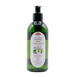 10 Herbs Rejuvenate Shampoo for Bright and Shiny Hair, Sage, Peppermint, Melissa, Rosemary, Myrtle, Storax, Thyme, Juniper, Lavender, Chamomile, No...